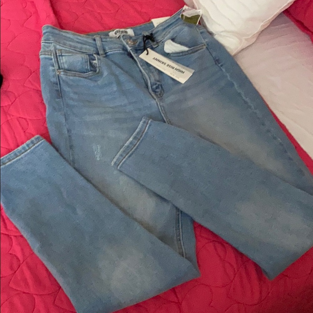 Light blue jeans